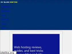 Sites similar to mybloghosting.com