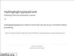 Sites similar to mybloglogb.typepad.com