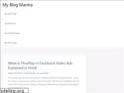Sites similar to myblogmantra.com