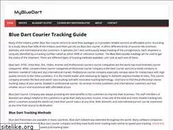 Sites similar to mybluedart.com