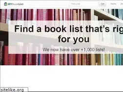 Sites similar to mybooklist.com