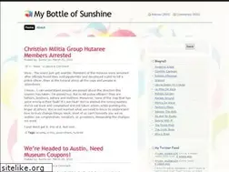 Sites similar to mybottleofsunshine.wordpress.com