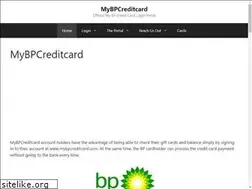 Sites similar to mybpcreditcard.pro