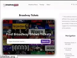 Sites similar to mybroadwaytickets.com
