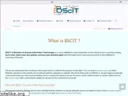 Sites similar to mybscit.com
