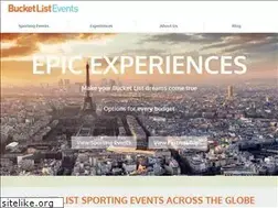 Sites similar to mybucketlistevents.com
