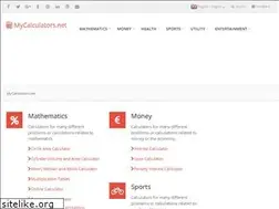 Sites similar to mycalculators.net