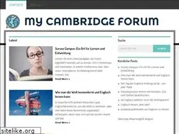 Sites similar to mycambridgeforum.ch