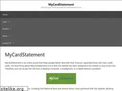 Sites similar to mycardstatement.me