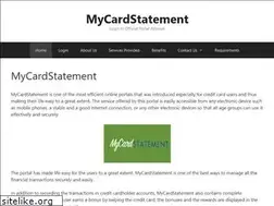 Sites similar to mycardstatement.us