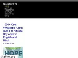 Sites similar to mycareertip.com