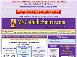 Sites similar to mycatholicsource.com
