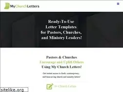 Sites similar to mychurchletters.com