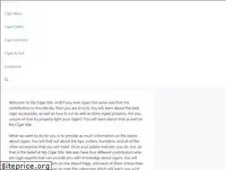 Sites similar to mycigarsite.com