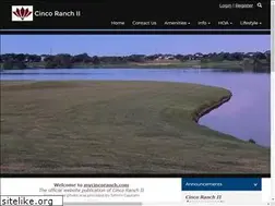 Sites similar to mycincoranch.com