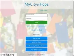 Sites similar to mycityofhope.org
