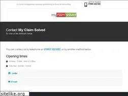 Sites similar to myclaimsolved.com