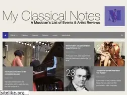 Sites similar to myclassicalnotes.com