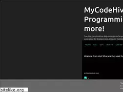 Sites similar to mycodehive.blogspot.com