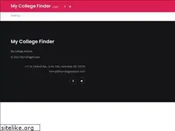 Sites similar to mycollegefinder.net