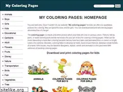Sites similar to mycoloring-pages.com