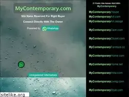 Sites similar to mycontemporary.com