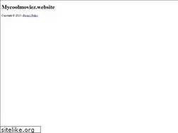 Sites similar to mycoolmoviez.website