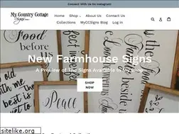 Sites similar to mycountrycottagesigns.com