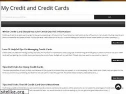 Sites similar to mycreditandcreditcards.com