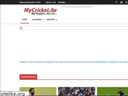 Sites similar to mycricket.ae