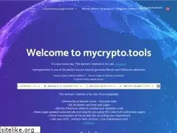 Sites similar to mycrypto.tools