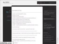 Sites similar to mycs231.wordpress.com