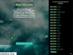 Sites similar to mycsg.com