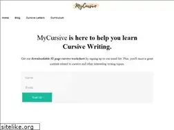 Sites similar to mycursive.com
