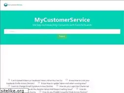 Sites similar to mycustomerservice.org