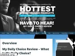 Sites similar to mydailychoicereview.wordpress.com