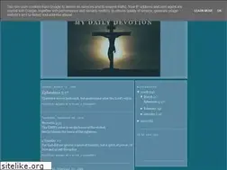 Sites similar to mydailydevotion-jesus.blogspot.com