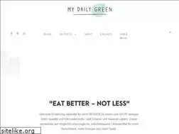 Sites similar to mydailygreen.de