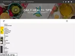 Sites similar to mydailyhealthtips.in