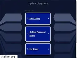 Sites similar to mydeardiary.com