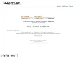 Sites similar to mydentaljobs.com