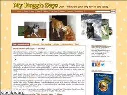 Sites similar to mydoggiesays.com