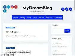 Sites similar to mydreamblog.in