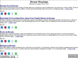 Sites similar to mydreammeanings.com