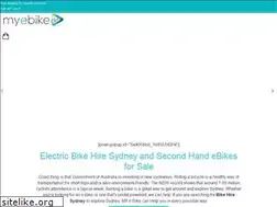 Sites similar to myebike.com.au