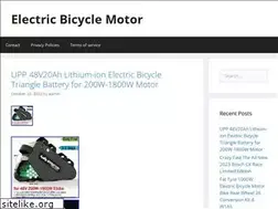 Sites similar to myelectricbikemotor.com