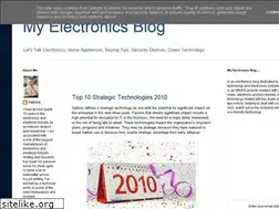 Sites similar to myelectronicsblog.blogspot.com