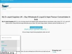 Sites similar to myeliquidsupplies.com