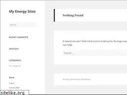 Sites similar to myenergysites.com
