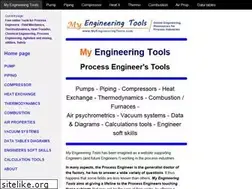 Sites similar to myengineeringtools.com